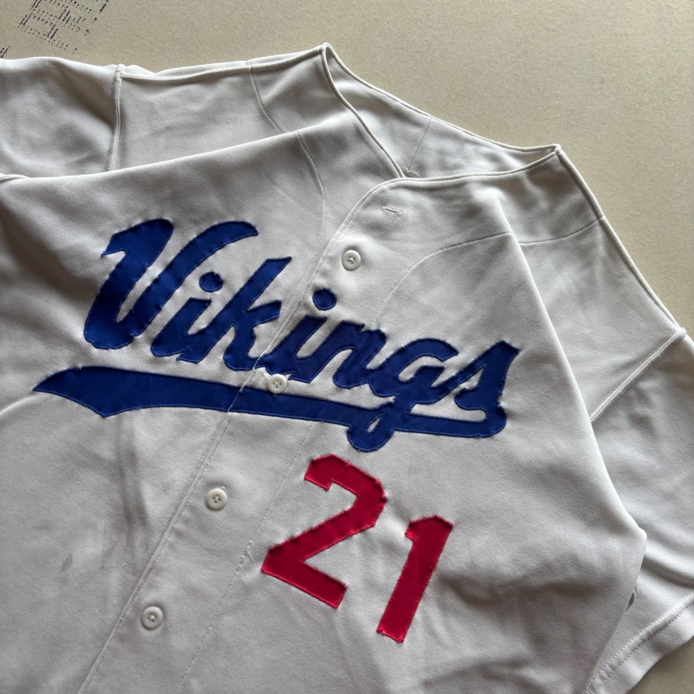 Vintage 80s Rawlings Vikings Baseball Jersey #21